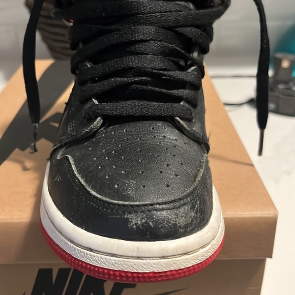 Nike Air Jordan Zoom Air Black/University Red-White in size 6.5 women - Picture 5 of 11